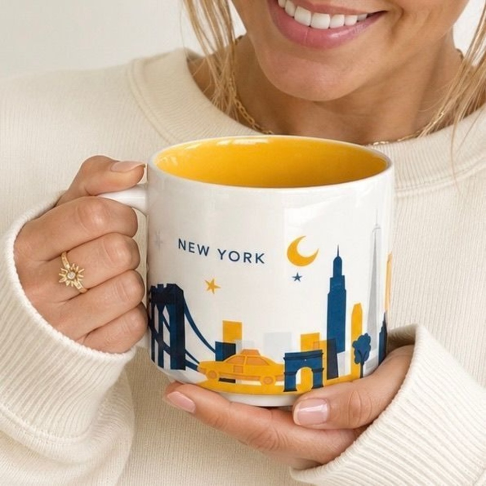 Starbucks New York You Are Here Collection Coffee Mug 14 oz NYC Skyline 2013